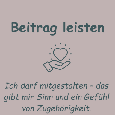 Selbstwirksam sein können